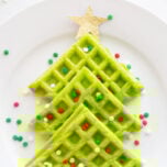Christmas Tree Waffles