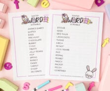 Easter Word Scramble