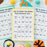 Getting to Know You Bingo