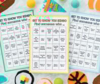 Getting to Know You Bingo