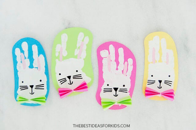 Hand Print Bunny Craft