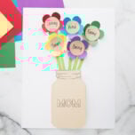 Mason Jar Mother's Day Card