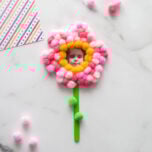 Pom Pom Flower Craft