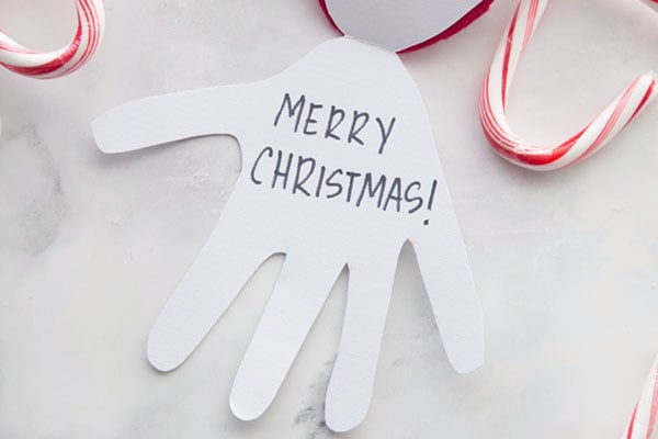 Santa Handprint Card Craft