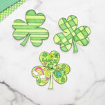 St Patrick's Day Shamrock Card